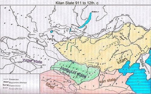 El período de los uigures y los kitans